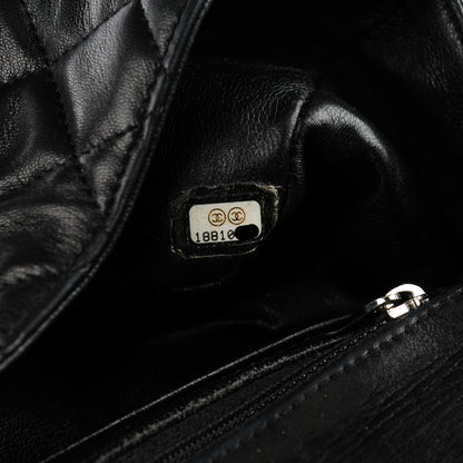 Chanel Lambskin Quilted Mini Square Flap Black 8 of 8