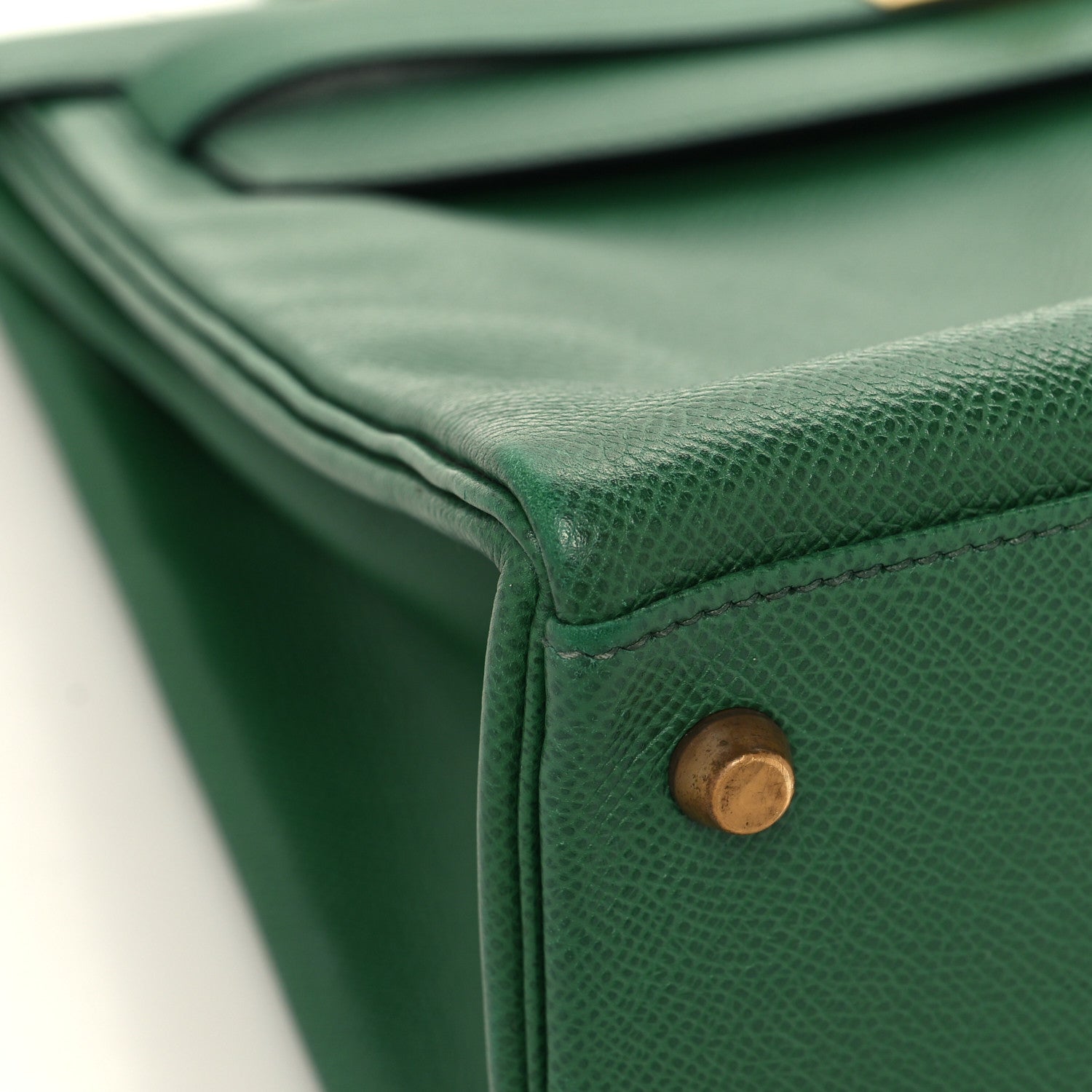 Hermes Courchevel Kelly Retourne 32 Vert Bengale 9 of 13