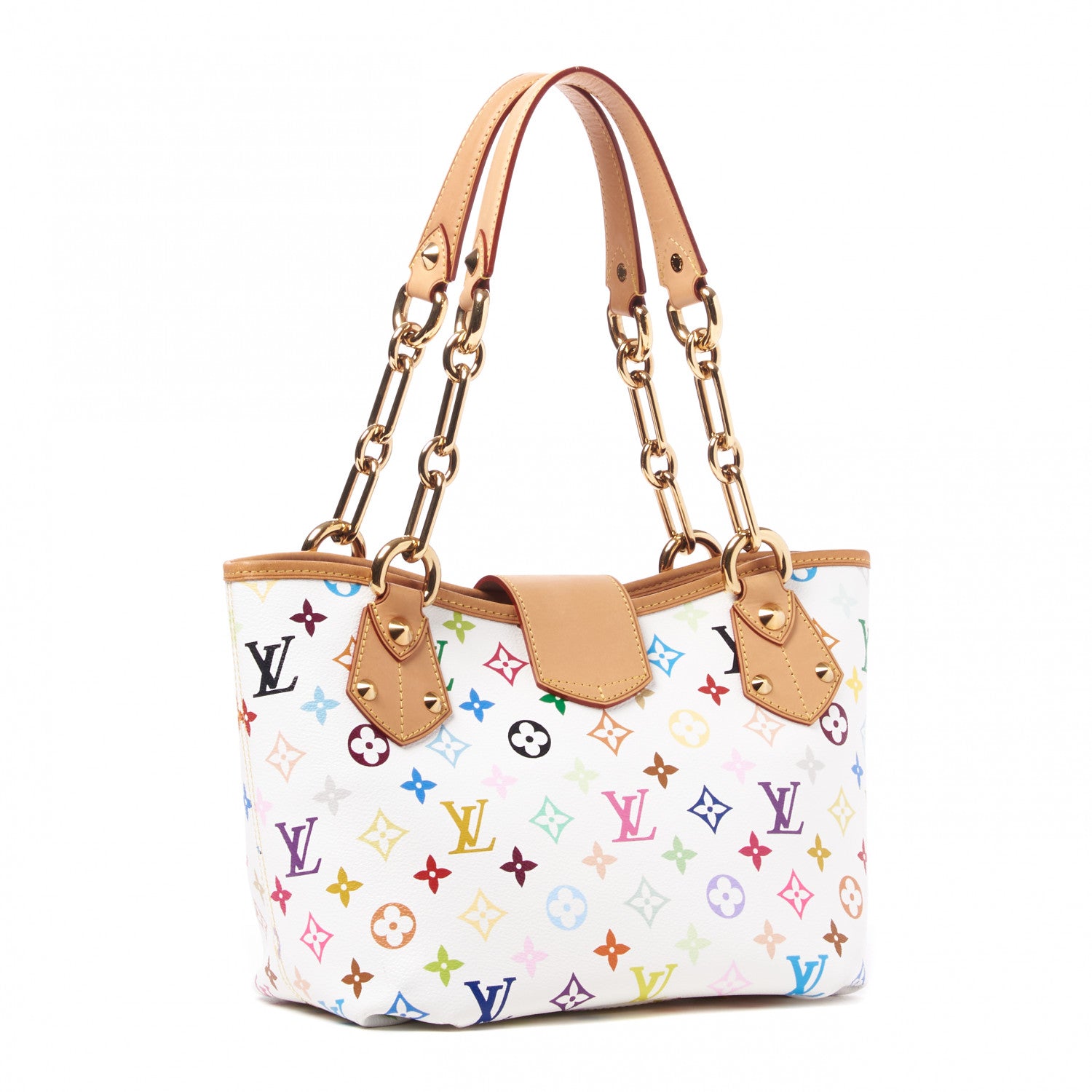 Louis Vuitton Monogram Multicolor Annie MM White 2 of 8