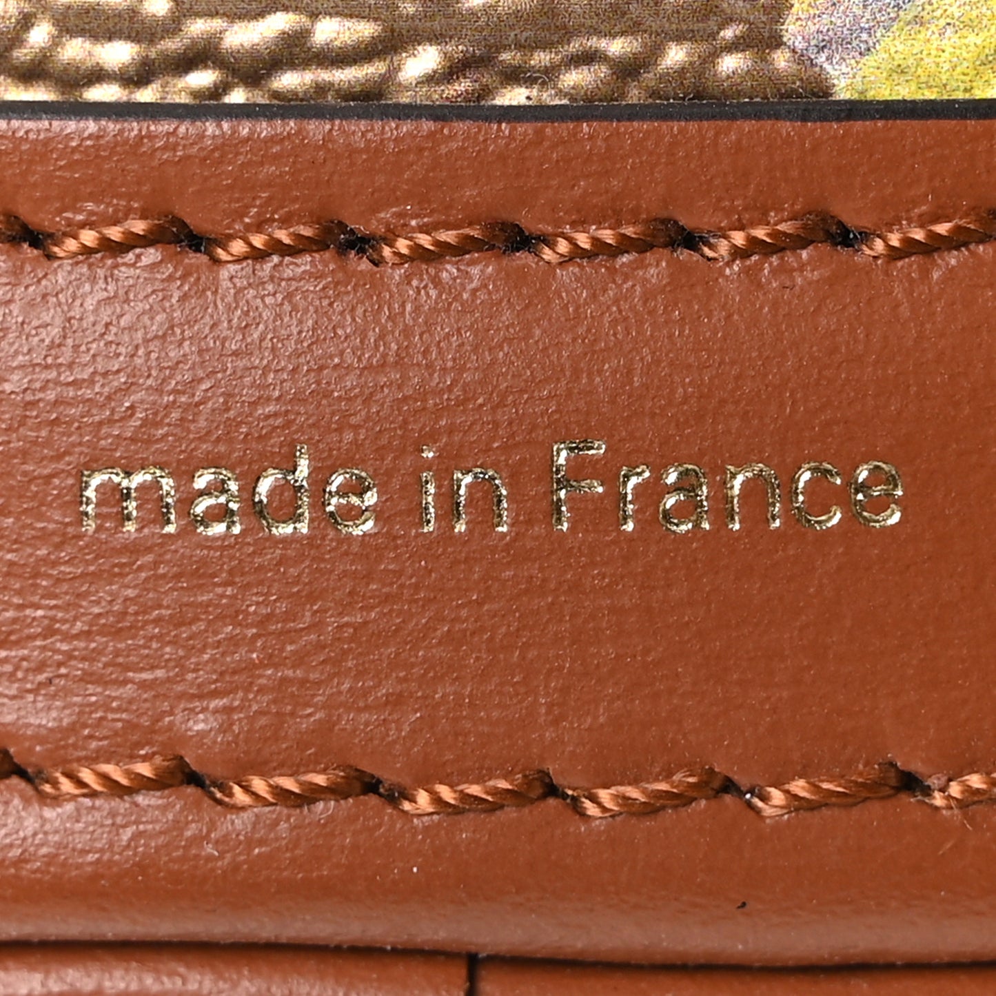 Metallic Monogram LV Garden Nano Bucket Bag Gold