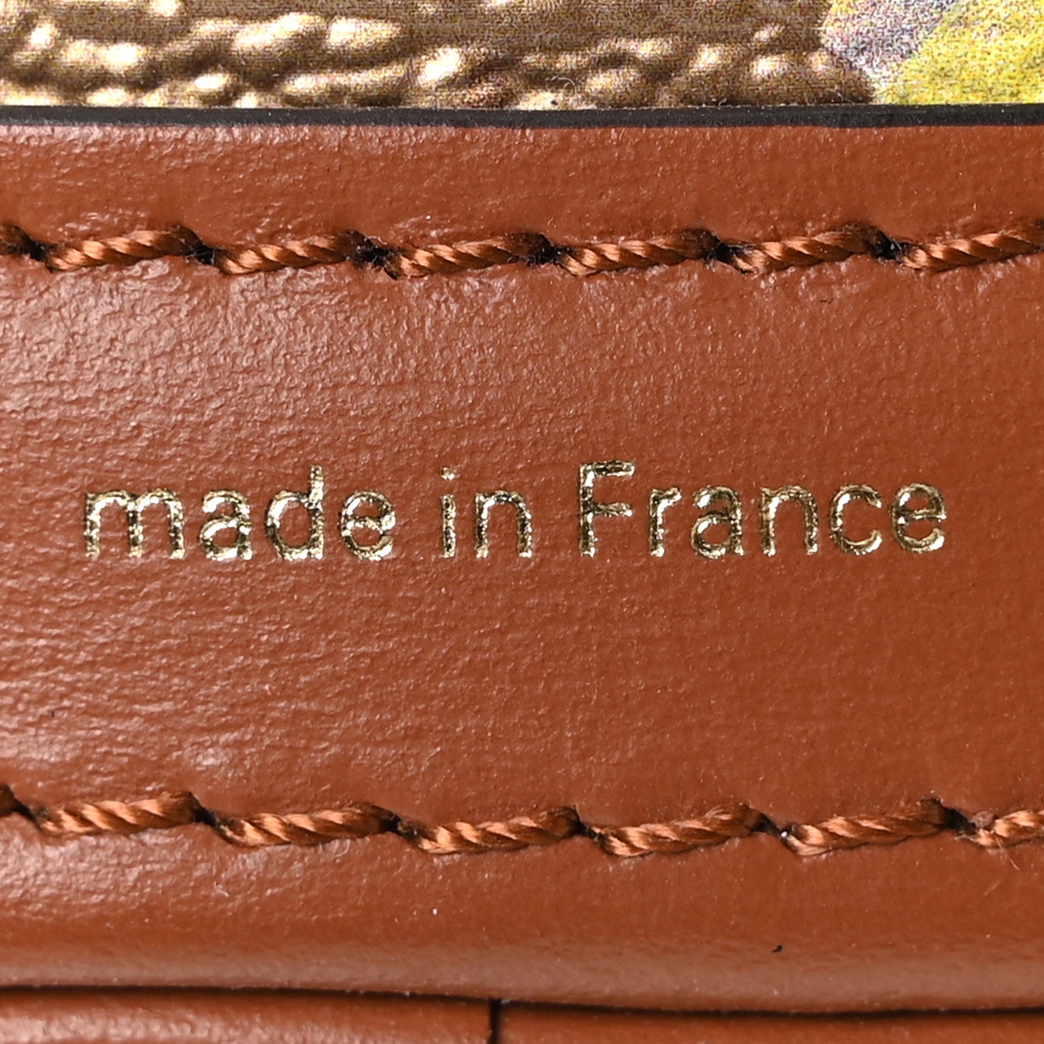 Louis Vuitton Metallic Monogram LV Garden Nano Bucket Bag Gold 8 of 11