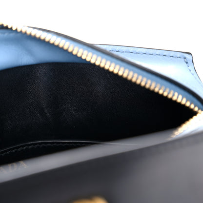 Prada Saffiano City Calfskin Esplanade Crossbody Bag Astrale Black 13 of 20