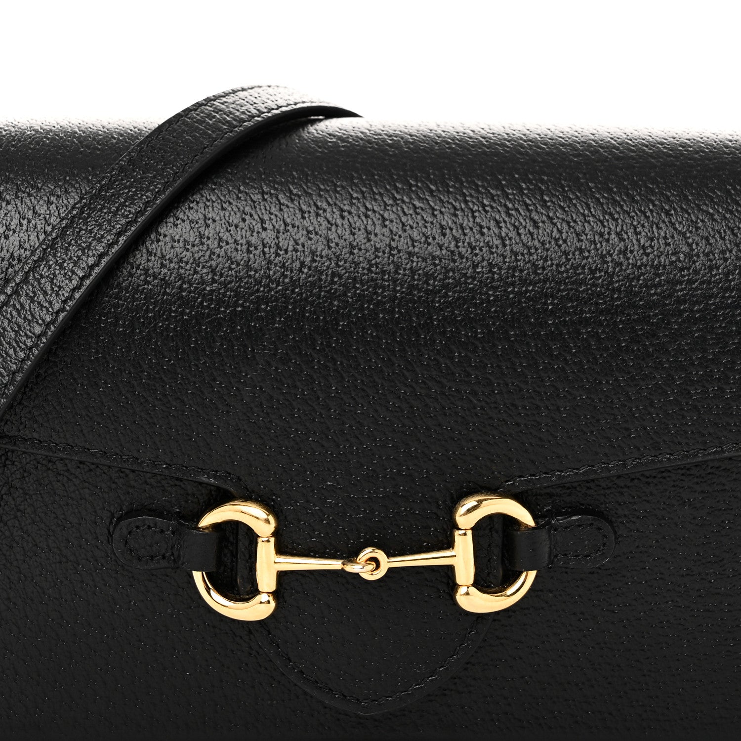 Gucci Calfskin Horsebit 1955 Shoulder Bag Black 7 of 10
