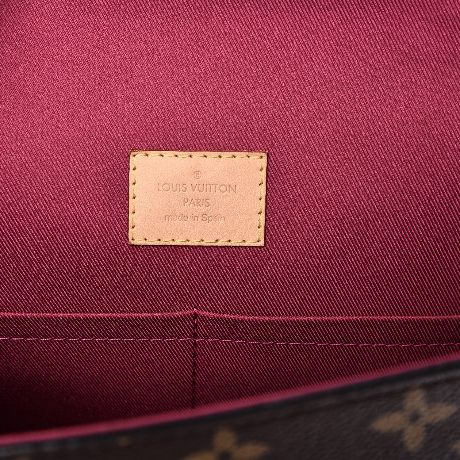 Louis Vuitton Monogram Cluny BB Bordeaux Fuchsia 7 of 9