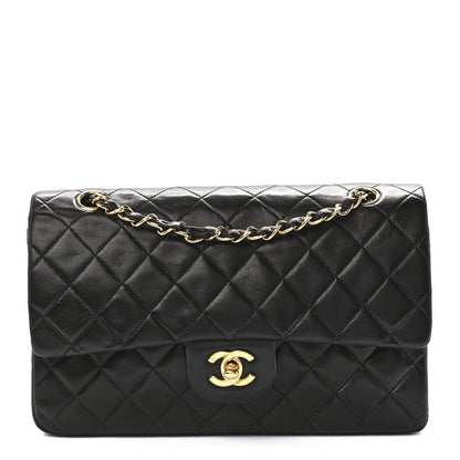 Chanel Lambskin Quilted Medium Double Flap Black 1 of 12