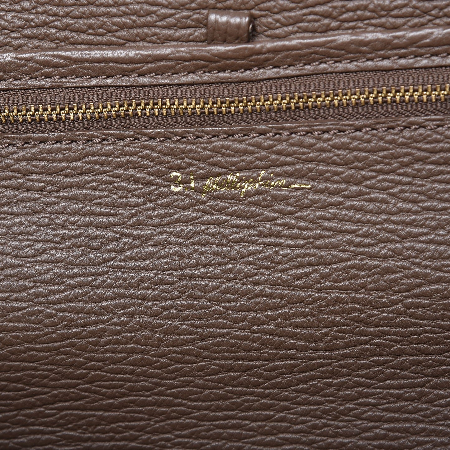 3.1 Textured Calfskin Large Pashli Satchel Taupe