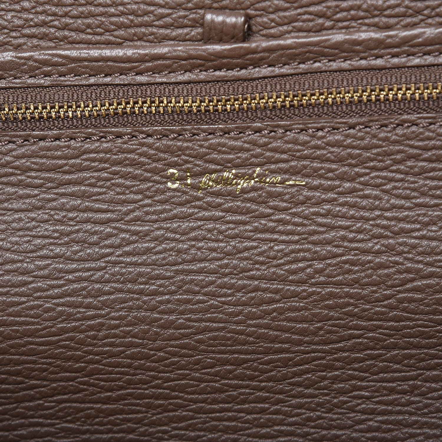 3.1 Phillip Lim 3.1 Textured Calfskin Large Pashli Satchel Taupe 7 of 11