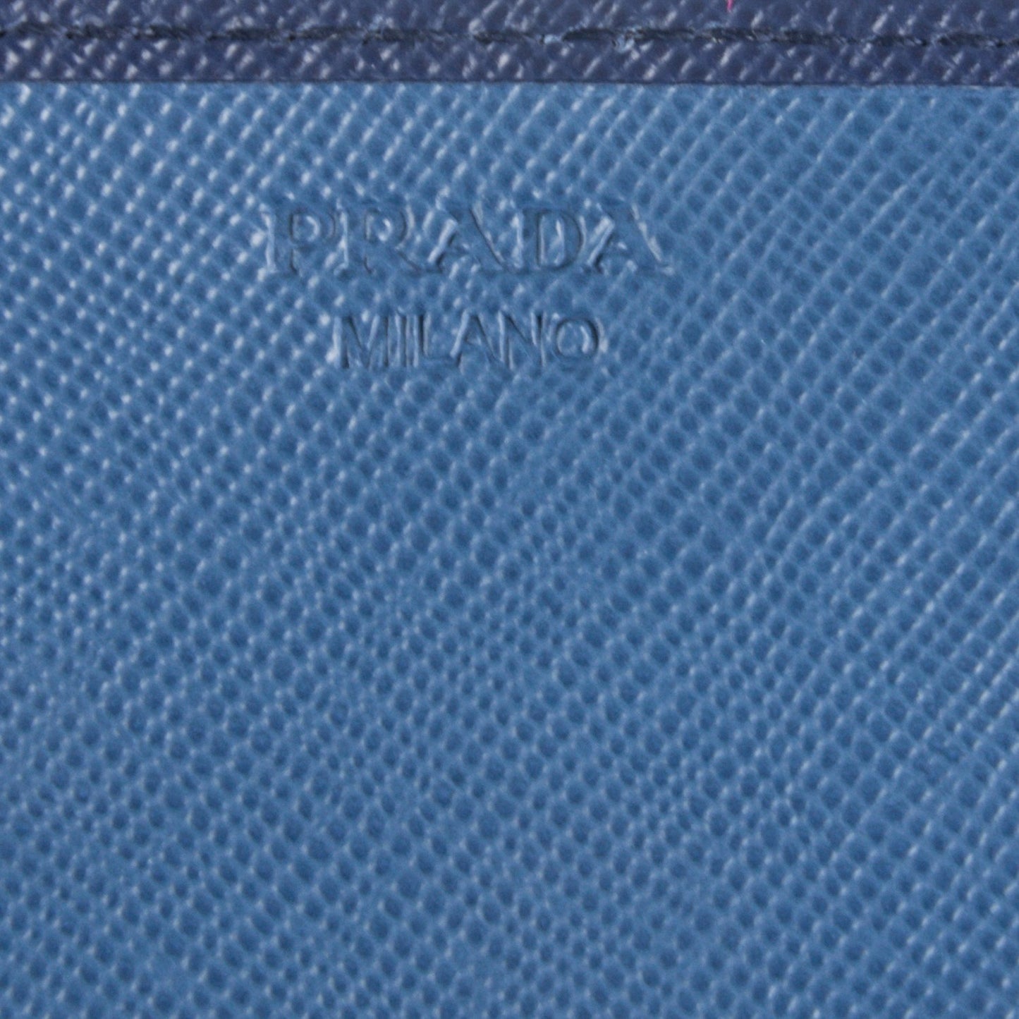 Saffiano Colour Continental Flap Wallet Bleuette