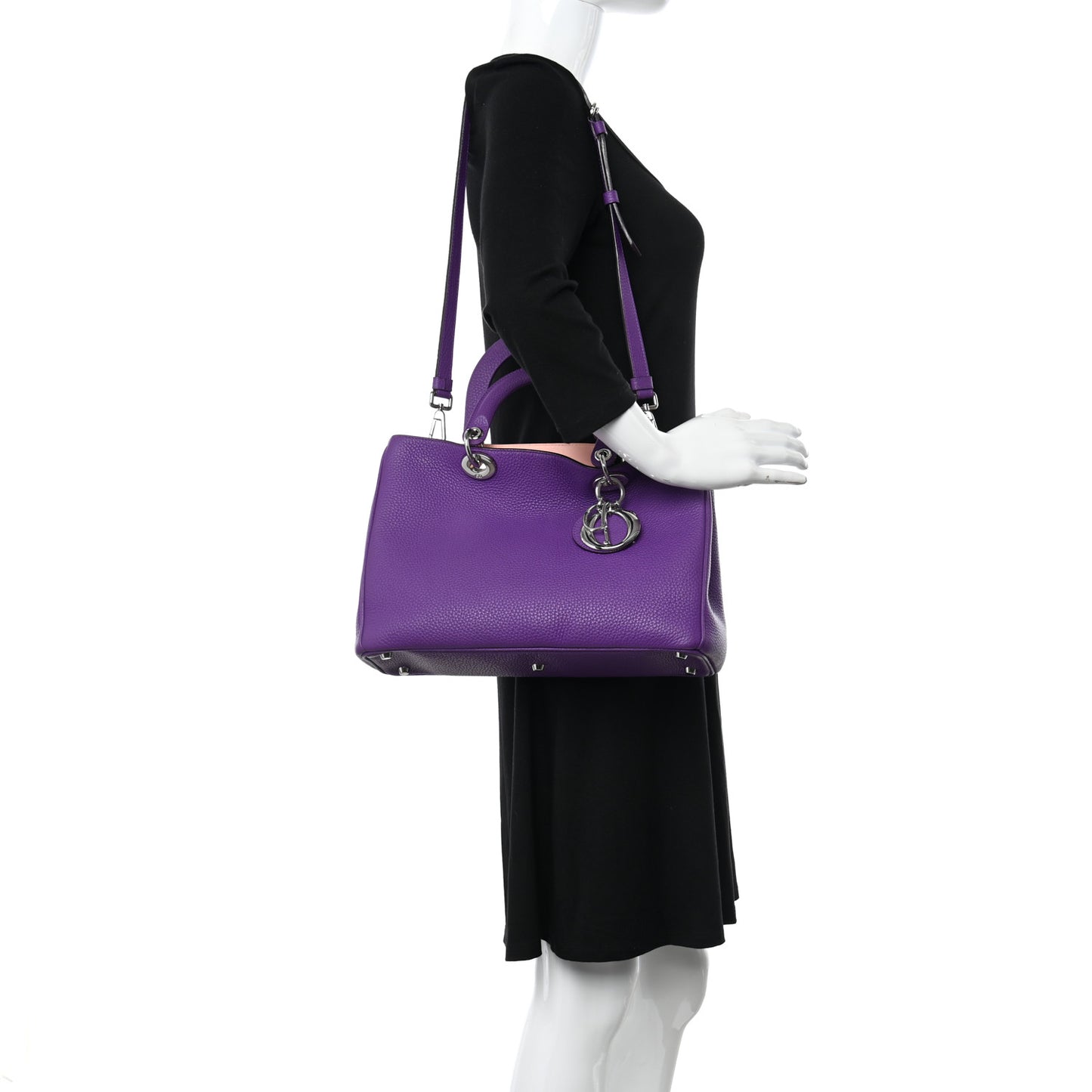 Bullcalf Medium Diorissimo Tote Purple