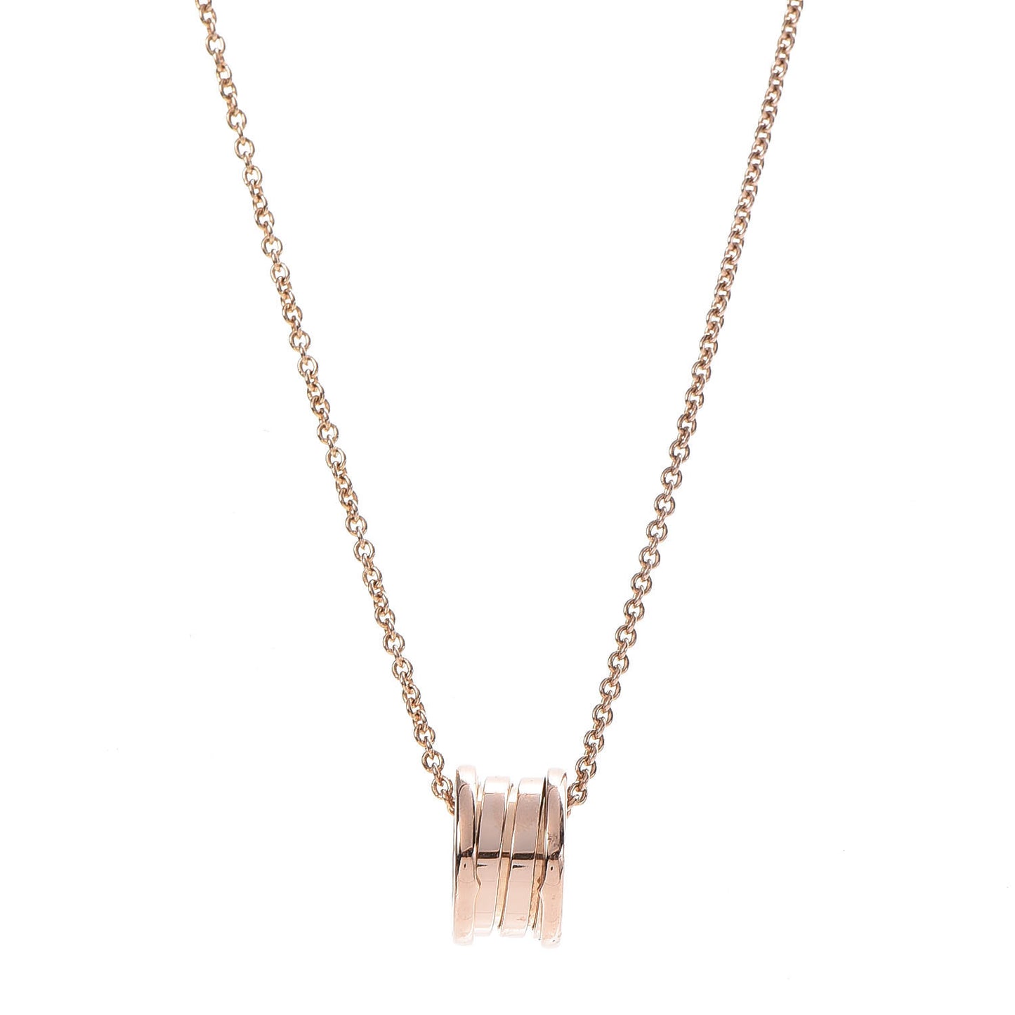 18K Rose Gold B.Zero1 Pendant Necklace