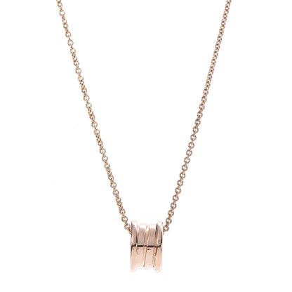 Bulgari 18K Rose Gold B.Zero1 Pendant Necklace 1 of 8