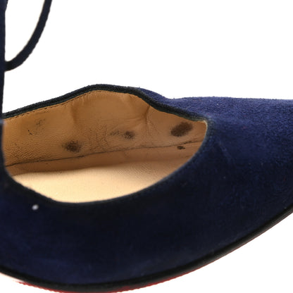 Christian Louboutin Suede Franca 85 Pumps 40 Eclipse 10 of 17