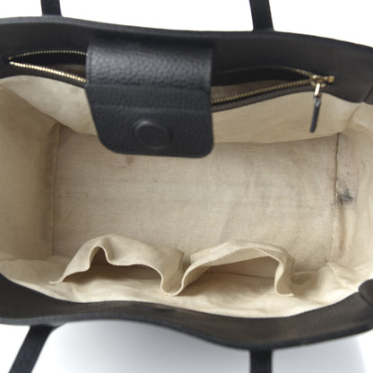 Gucci Pebbled Calfskin Small Swing Tote Black 5 of 11