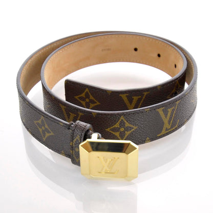 Louis Vuitton Monogram Cabochon Belt Buckle 2 of 7