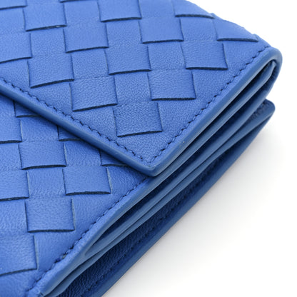 Bottega Veneta Nappa Intrecciato Continental Flap Wallet Bluette 15 of 18