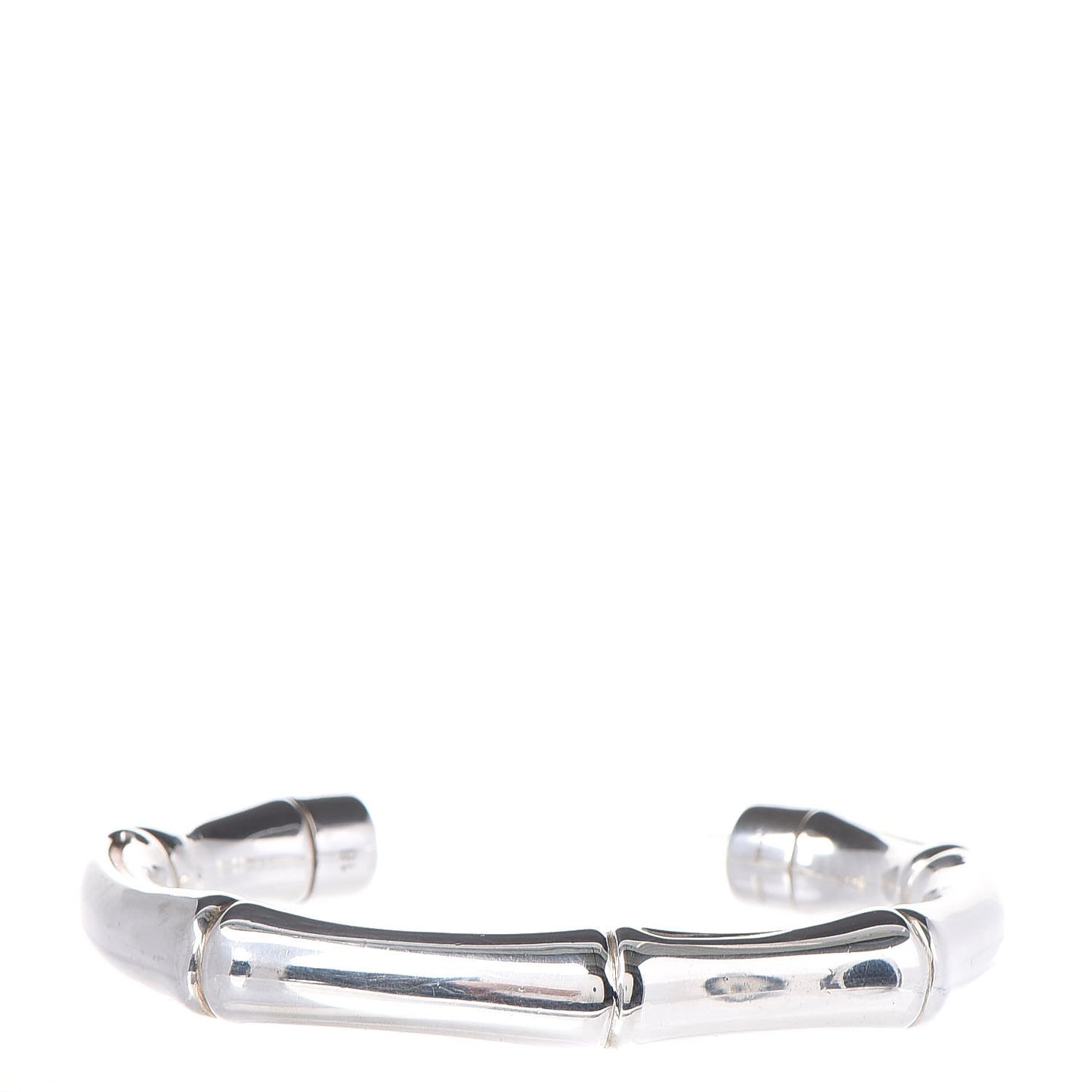 Sterling Silver Bamboo Cuff Bracelet 18
