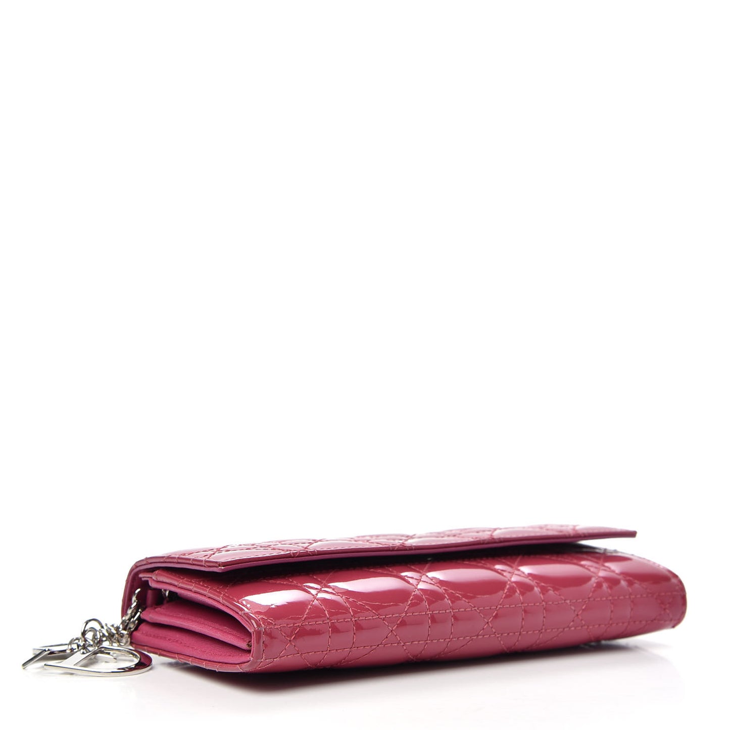 Patent Cannage Rendezvous Chain Wallet Pink
