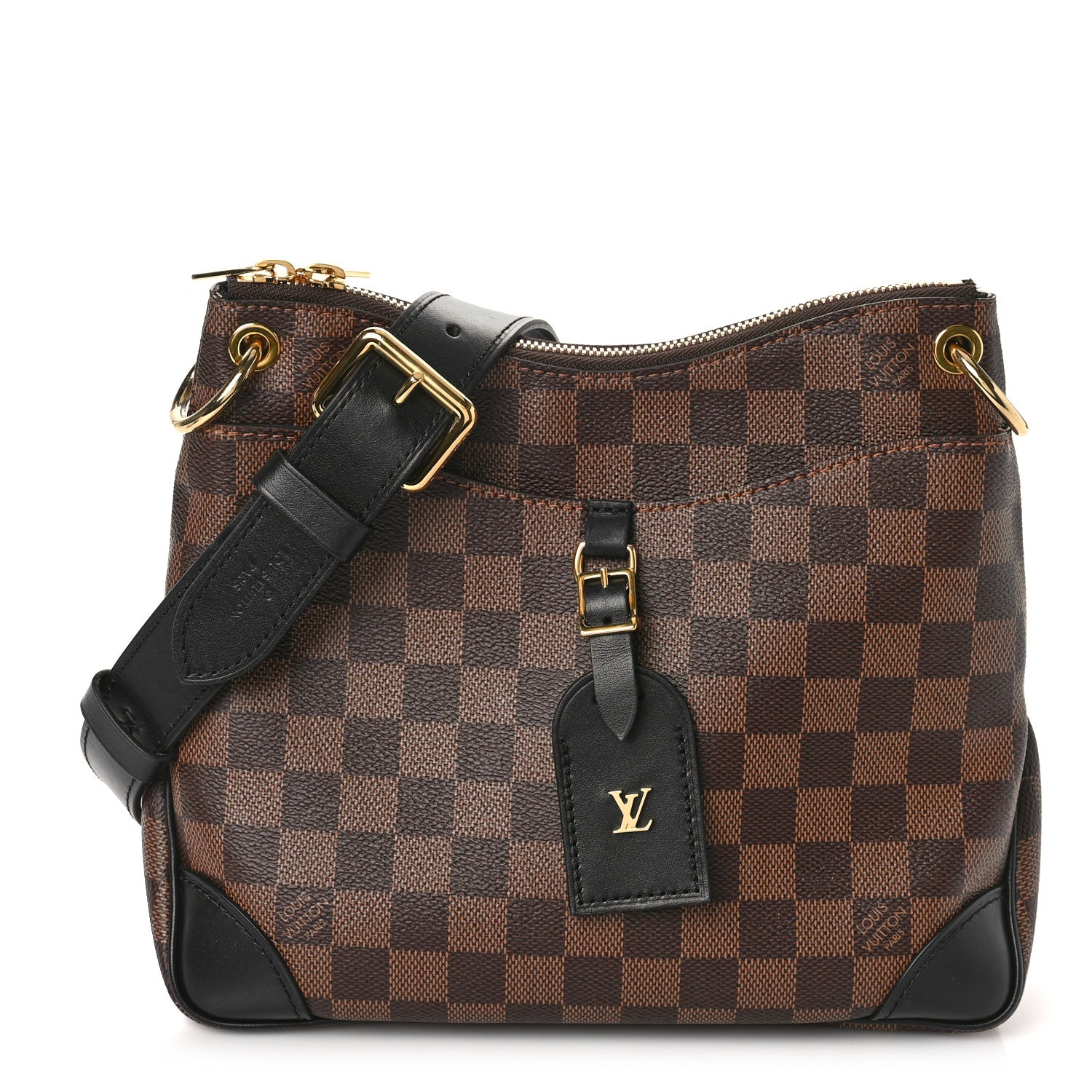 Louis Vuitton Damier Ebene Odeon PM Black 1 of 8