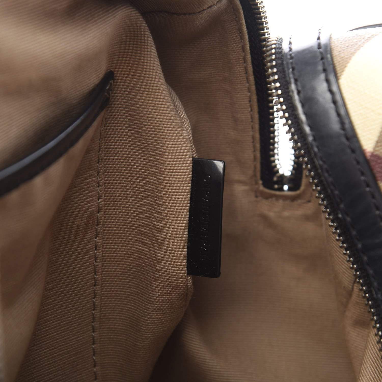 Burberry Supernova Check Bowling Bag Black 8 of 15