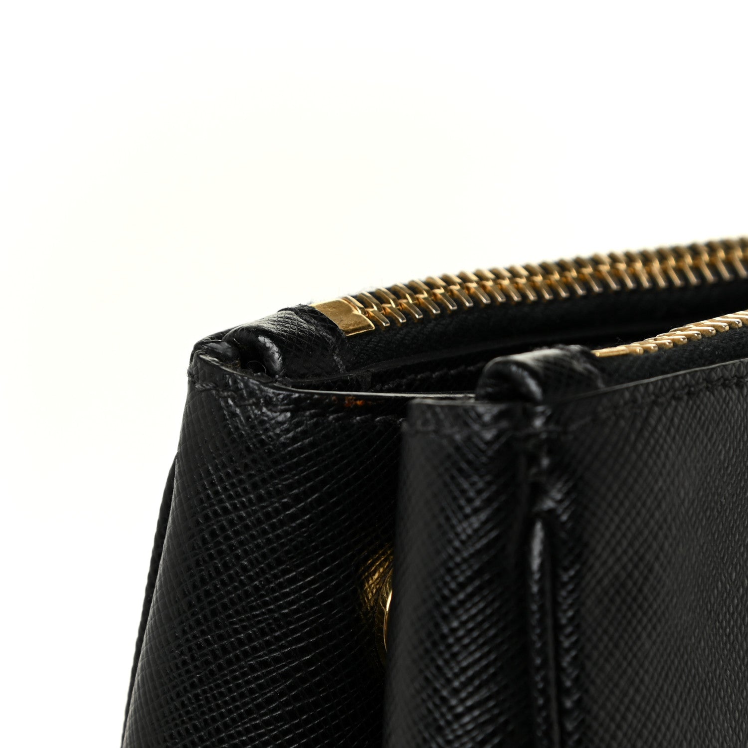 Prada Saffiano Large Galleria Double Zip Tote Black 15 of 18