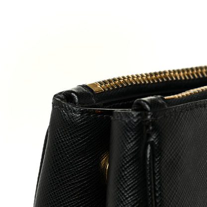 Prada Saffiano Large Galleria Double Zip Tote Black 15 of 18