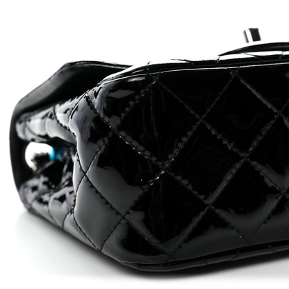 Chanel Patent Calfskin Quilted Mini Square Flap Black 9 of 10