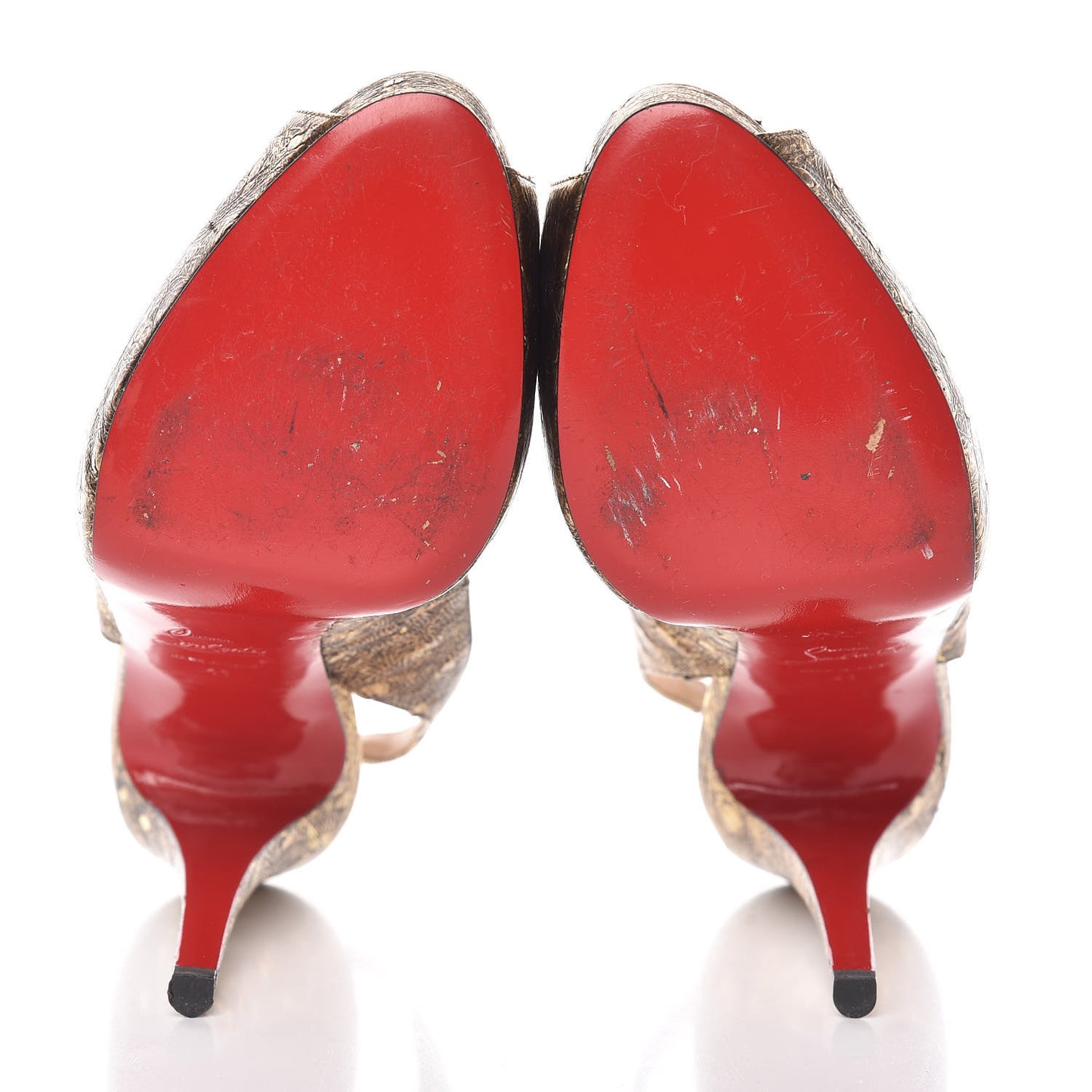 Ostrich No Prive 120 Pumps 41 Gold