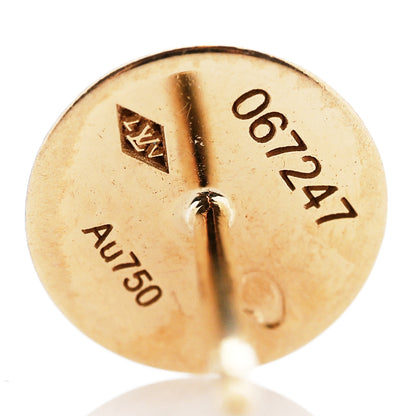 Louis Vuitton 18K Yellow Gold Emprise Clous Stud Earrings 4 of 4