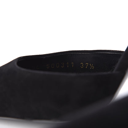 Saint Laurent Velvet Anja Pumps 37.5 Black 9 of 11