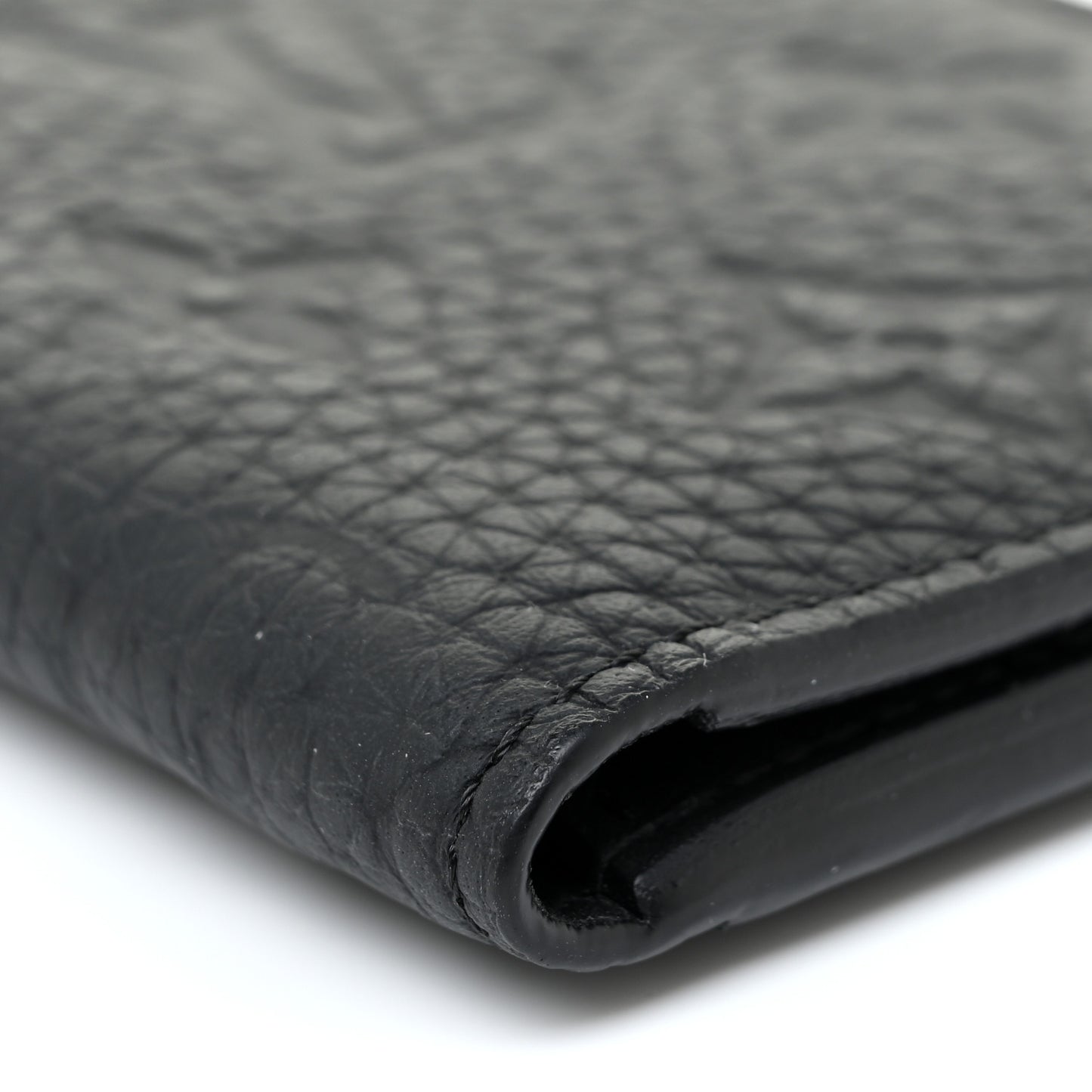Taurillon Monogram Pocket Organizer Black