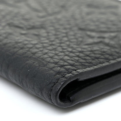 Louis Vuitton Taurillon Monogram Pocket Organizer Black 7 of 9