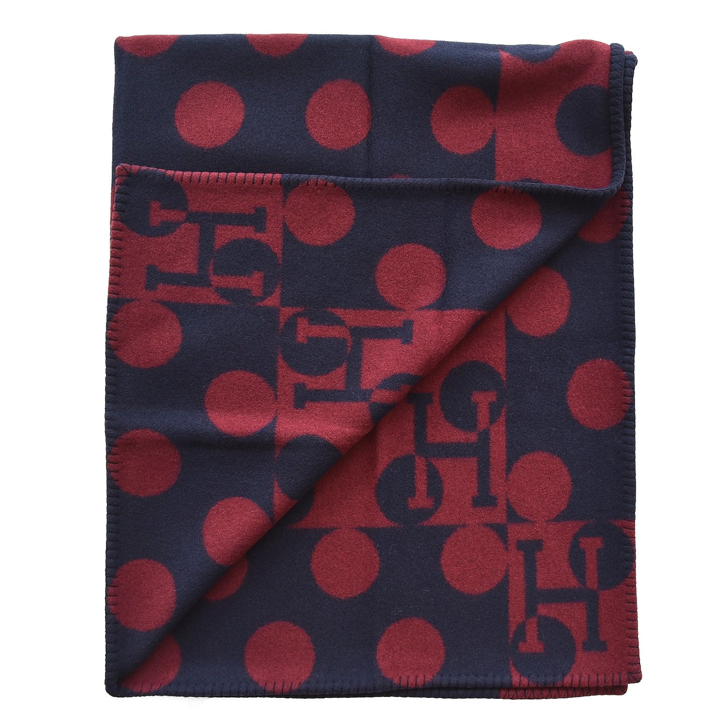 Wool Cashmere Avalon Dots Blanket Mure