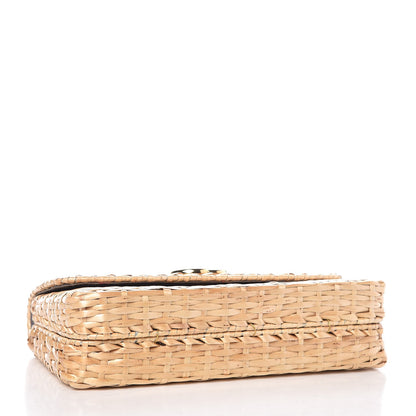 Gucci Wicker Small Shoulder Bag Natural 4 of 9