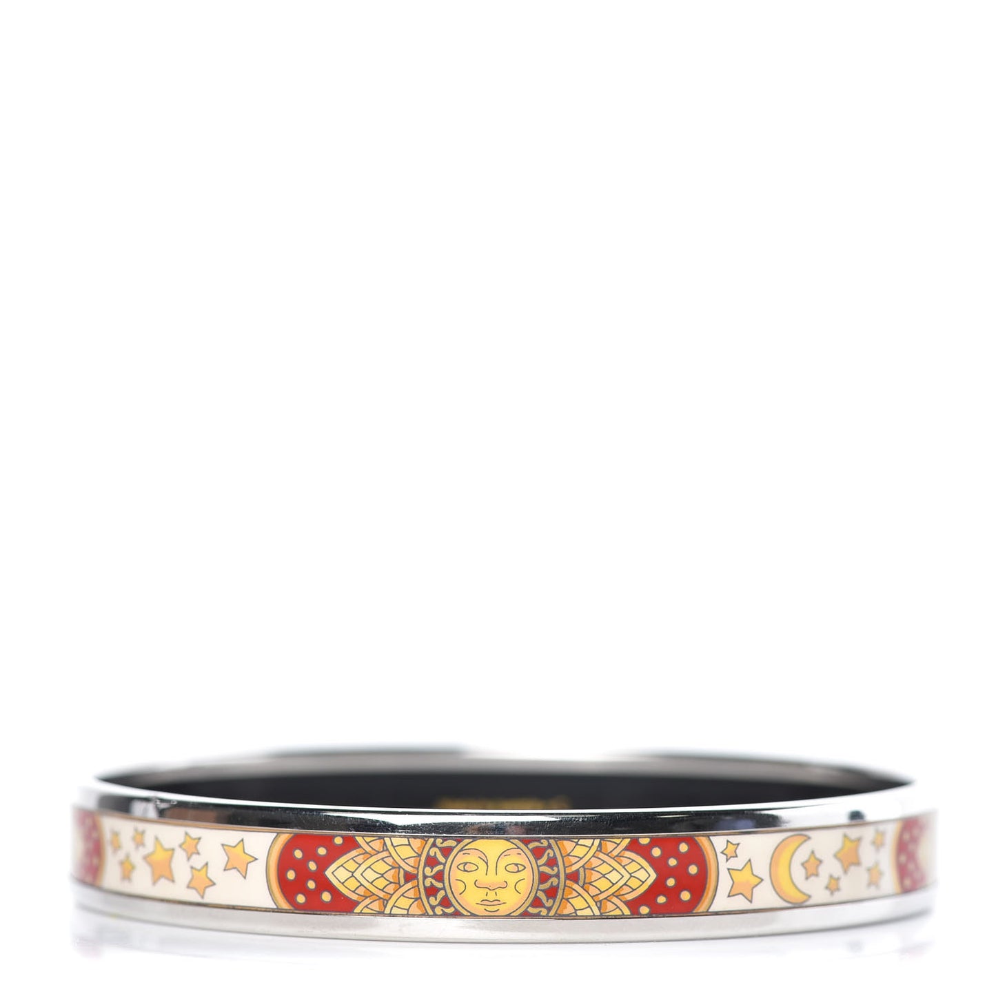 Enamel Printed Narrow Sun Moon Stars Bracelet 70