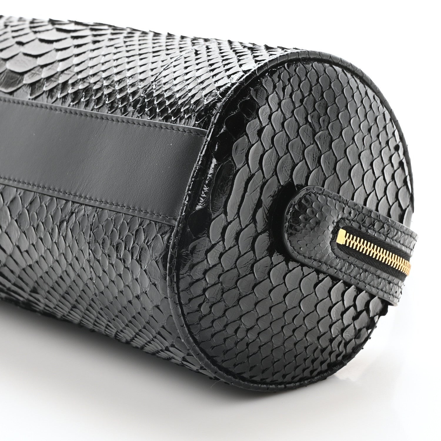 The Row Snakeskin Edith Bag Black 9 of 9