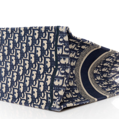 Christian Dior Oblique Medium Book Tote Blue Multicolor 10 of 10