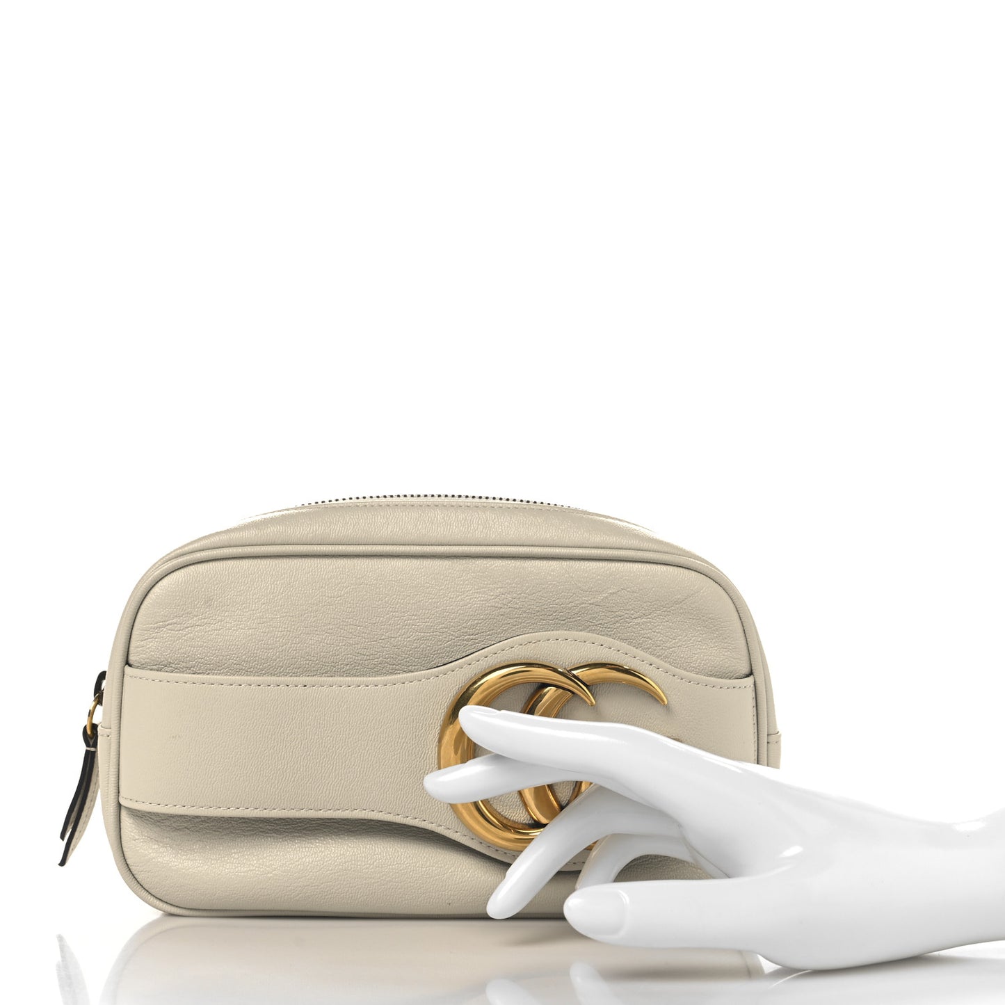 New Sakai Calfskin Lux Dahlia Phone Case Mystic White