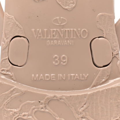 Valentino Garavani PVC Jelly Rockstud Bow Thong Sandals 39 Poudre 6 of 8