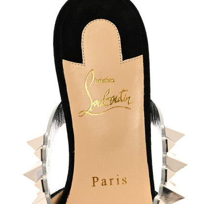 Christian Louboutin Veau Velours Specchio Planet Choc Flats 37 Black 8 of 8