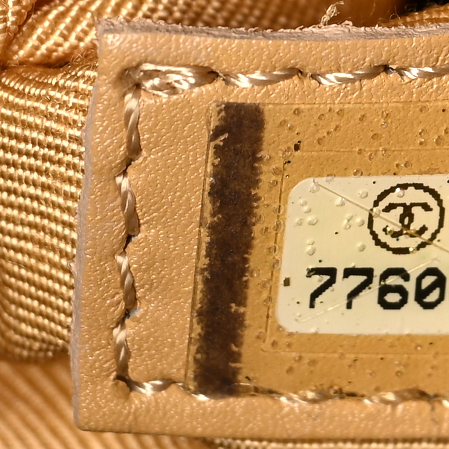 Caviar Quilted Medallion Tote Beige