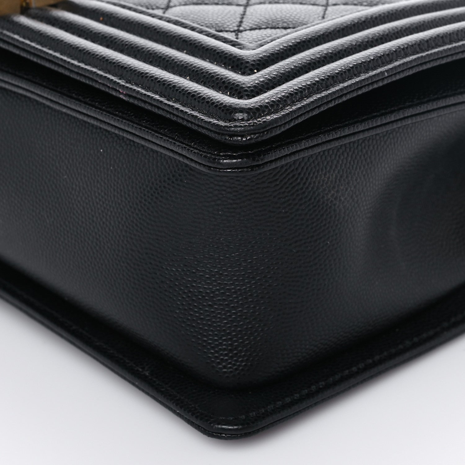 Chanel Caviar Quilted Medium Boy Flap Black 9 of 9