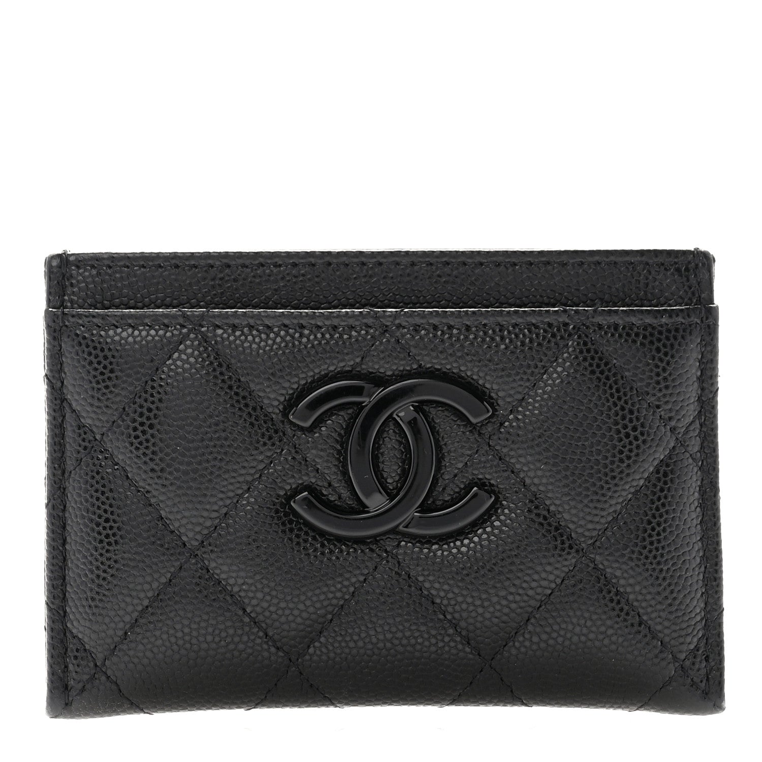 Chanel Caviar Quilted My Everything Card Holder Black 1 of 10