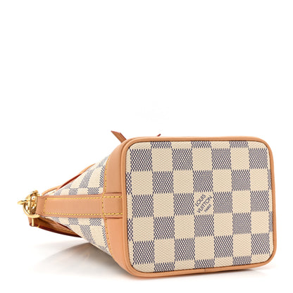 Louis Vuitton Damier Azur Vivienne Sac Nano Noe Dragon Fruit Pink 4 of 8