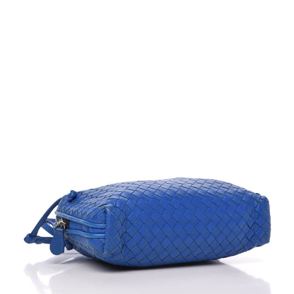 Bottega Veneta Nappa Intrecciato Nodini Crossbody Messenger Signal Blue 4 of 9