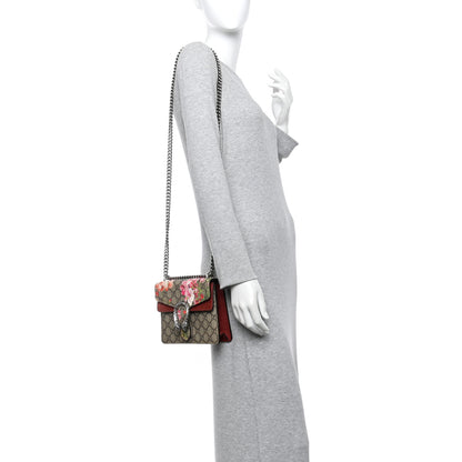 Gucci GG Supreme Monogram Blooms Mini Dionysus Shoulder Bag Beige Multicolor Dry Rose 2 of 14