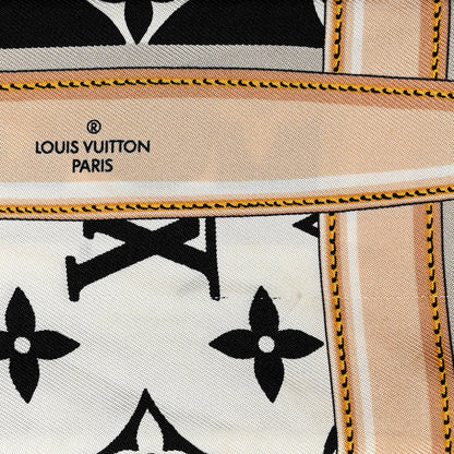 Louis Vuitton Silk Monogram Confidential Bandeau Black 3 of 4