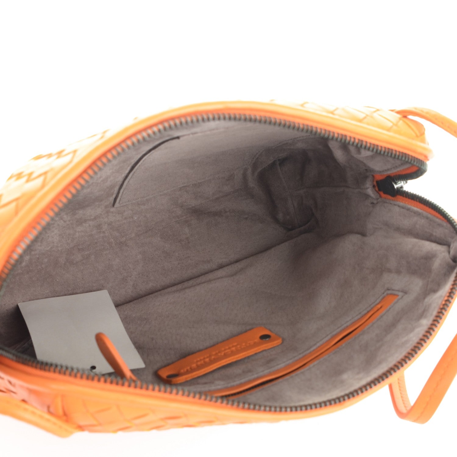 Bottega Veneta Nappa Intrecciato Pillow Crossbody Messenger Persimmon 5 of 8