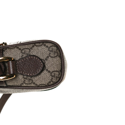 Gucci GG Supreme Monogram Web Mini Ophidia Shoulder Bag Brown 15 of 16