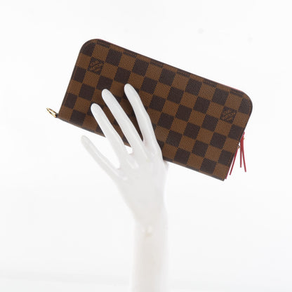 Louis Vuitton Damier Ebene Insolite Wallet Red 2 of 7