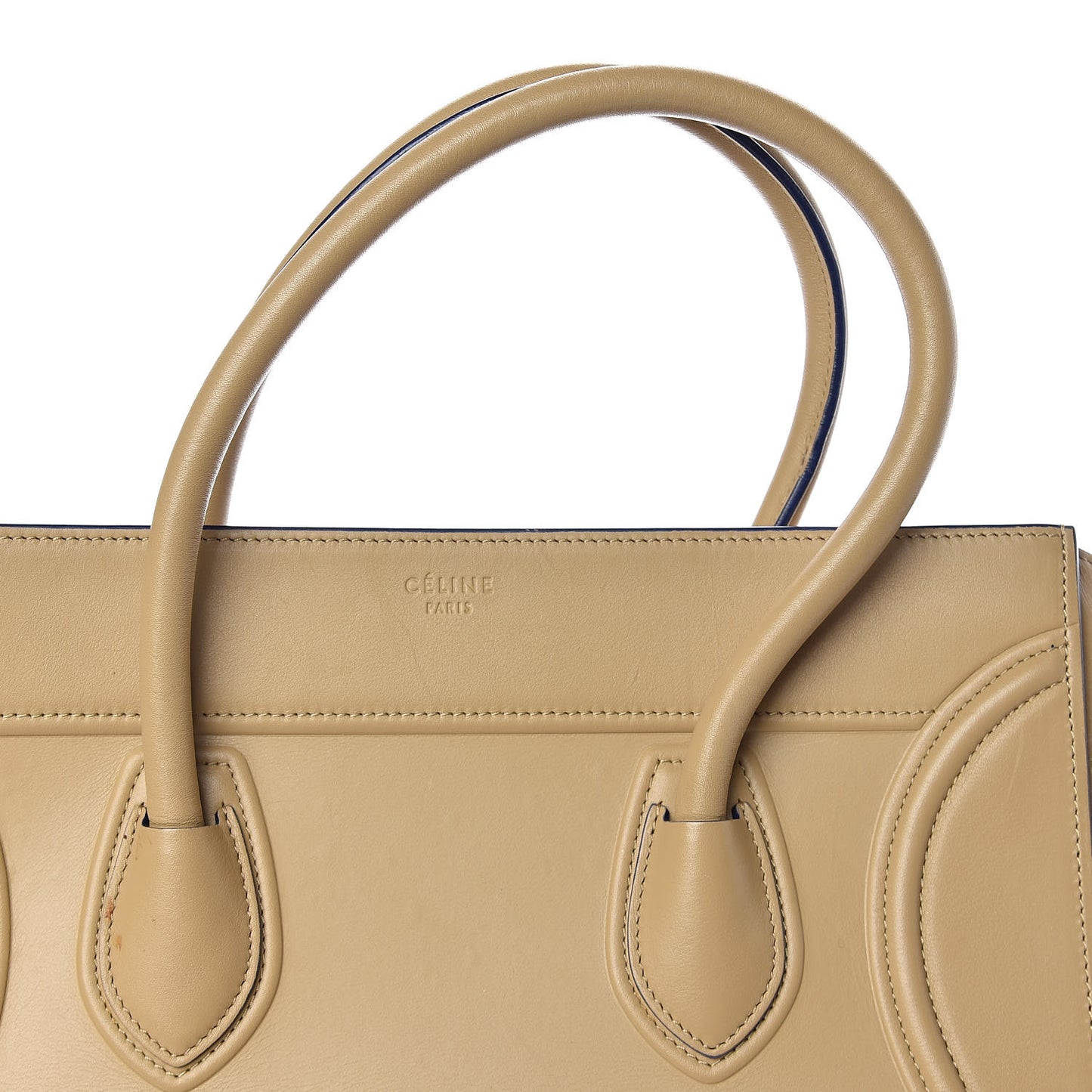Smooth Calfskin Medium Phantom Luggage Sand